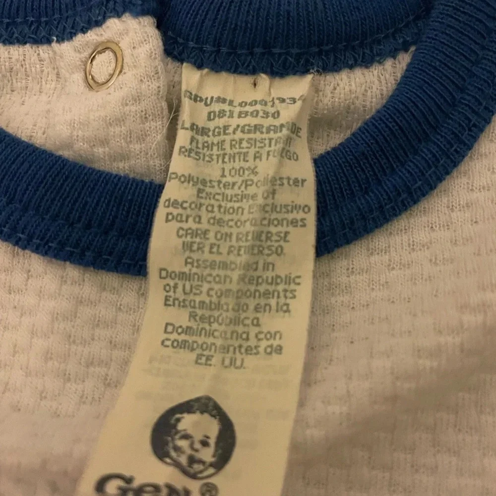 Vintage Gerber sailor baby onsie-large EUC